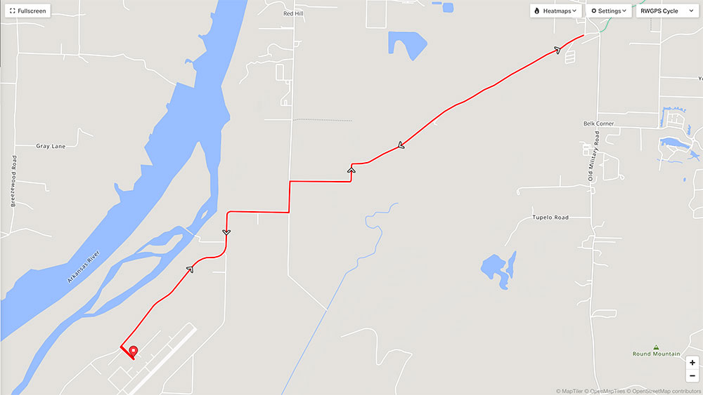 Tour de Toad 10 Mile Route